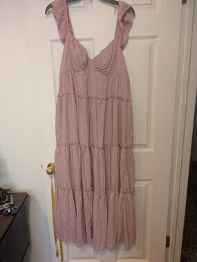 Her Entire Name Says Grace Mauve Tiered Ruffle Maxi Dress